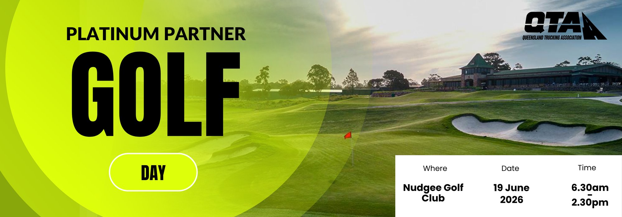 Golf Day Event Banner